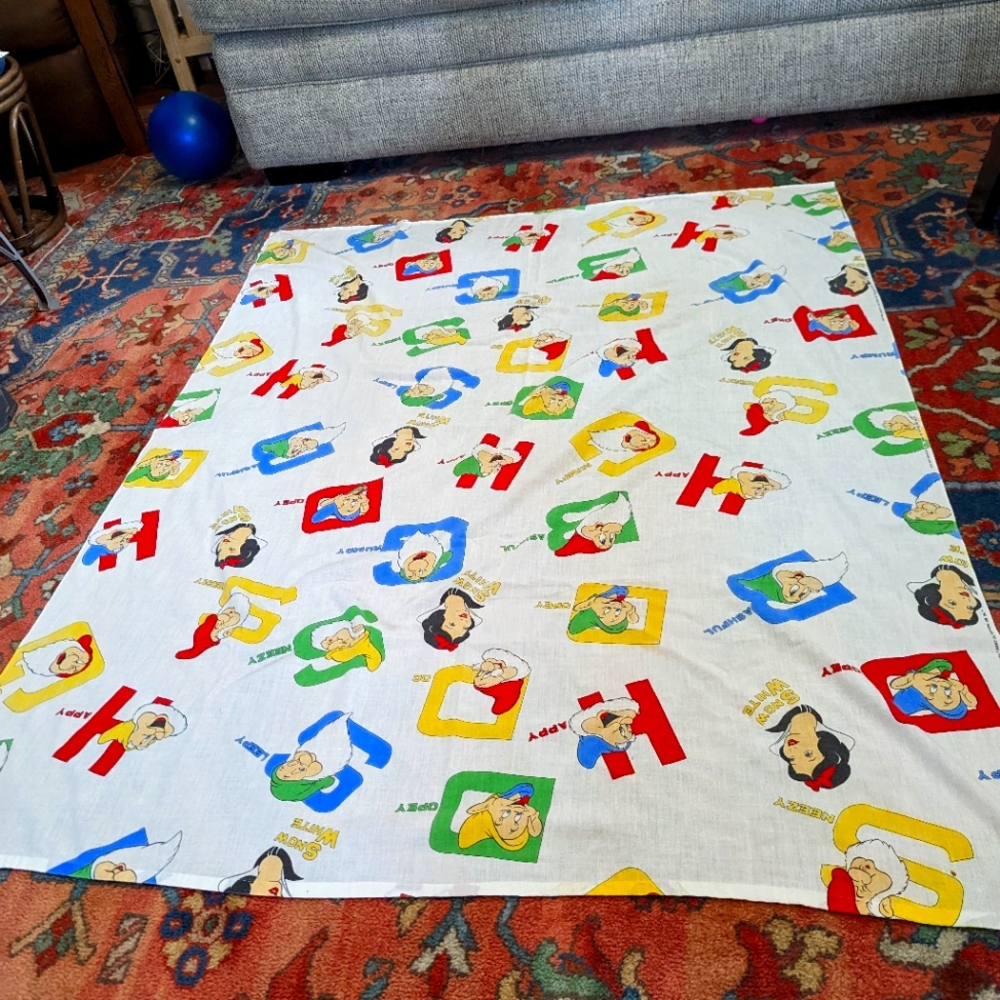Vintage Disney Snow White Fabric